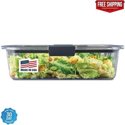 Rubbermaid Brilliance 9.6 Cup Food Storage Container BPA Free Leak Proof Design