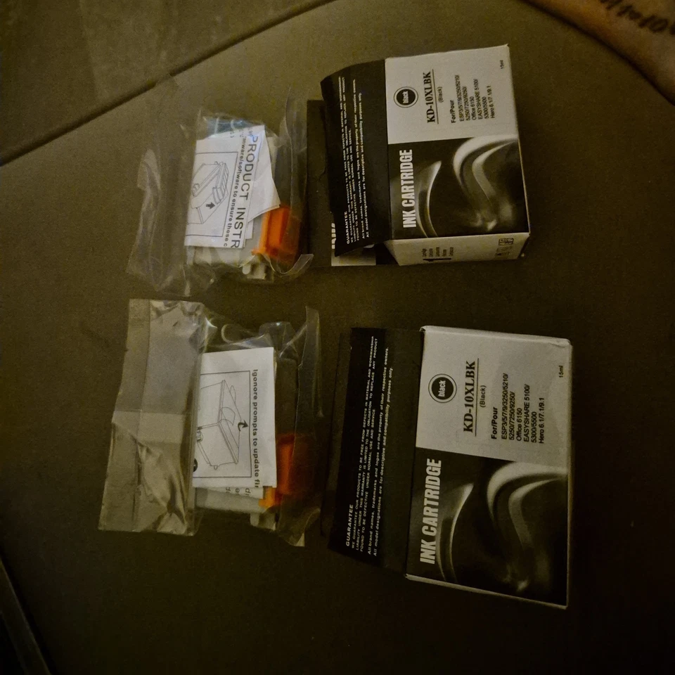 KD 10BK XL Black Ink Cartridge Printer, KD-10BK, Kodak Compatible, New & Sealed - Image 2 of 2