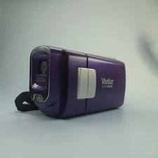 Vivitar DVR-638HD 5.1MP Compact Digital Video Recorder Purple Tested