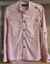 Vollebak Equator Shirt Pink Men’s SZ XS Travel Tech Lightweight Rare Fast Dry UV