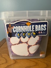 Clemson Tigers Cornhole Bags Set of 4 NEW in Case You The Fan