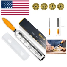 Razor-Sharp Citrus Zester & Cheese Grater - Effortless Grating & Zesting Tool