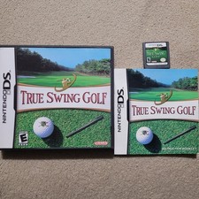 True Swing Golf (Nintendo DS, 2006) Complete with Manual
