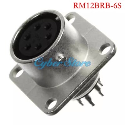 1PC NEW RM12BRB-6S [CONN RCPT FMALE 6P SOLDER CUP] RM12BRB-6S