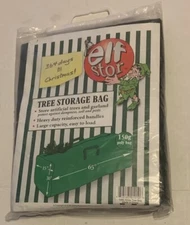 Elf Stor Premium Christmas Tree Storage Bag Container fits to 65” Tree Green VTG