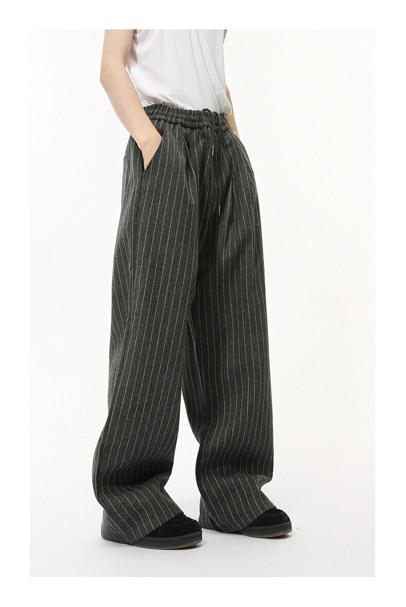 パンツ widestraight stripe slacks stripe slacks – YZ