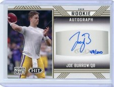 2020 Sage Premier Draft Rookie Autograph #A78 Joe Burrow #48/200