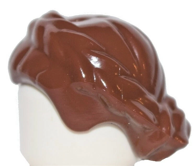 ☀️NUEVO Lego Minifigura Pelo Mujer Niña Marrón Rojizo Trenza Corta Princesa Reina Foto 3 de 4