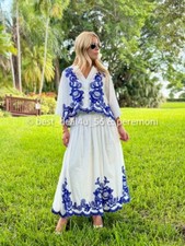 ZARA WOMAN CONTRAST EMBROIDERED SKIRT ZW COLLECTION WHITE  5107/245 XS,S,M,L 