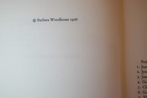 ** Signed ** Barbara Woodhouse Almost Human ( Life with Great Danes) 1st 1976 - Imagen 4 de 11