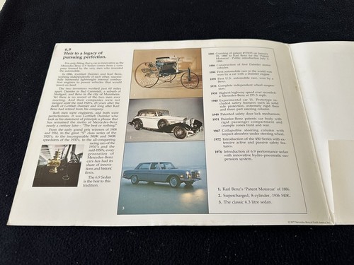 1977-1978 Mercedes Benz 450SEL 6.9 RARE Brochure 450 SEL W116 M100 Sales Catalog - Picture 12 of 13
