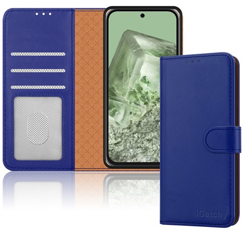 For Google Pixel 8a Phone Case Leather Wallet Flip RFID Card Protection Cover - Picture 5 of 67