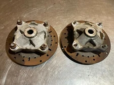 2005 05 Polaris 500 ATP Front Wheel Hubs Disc Rotors