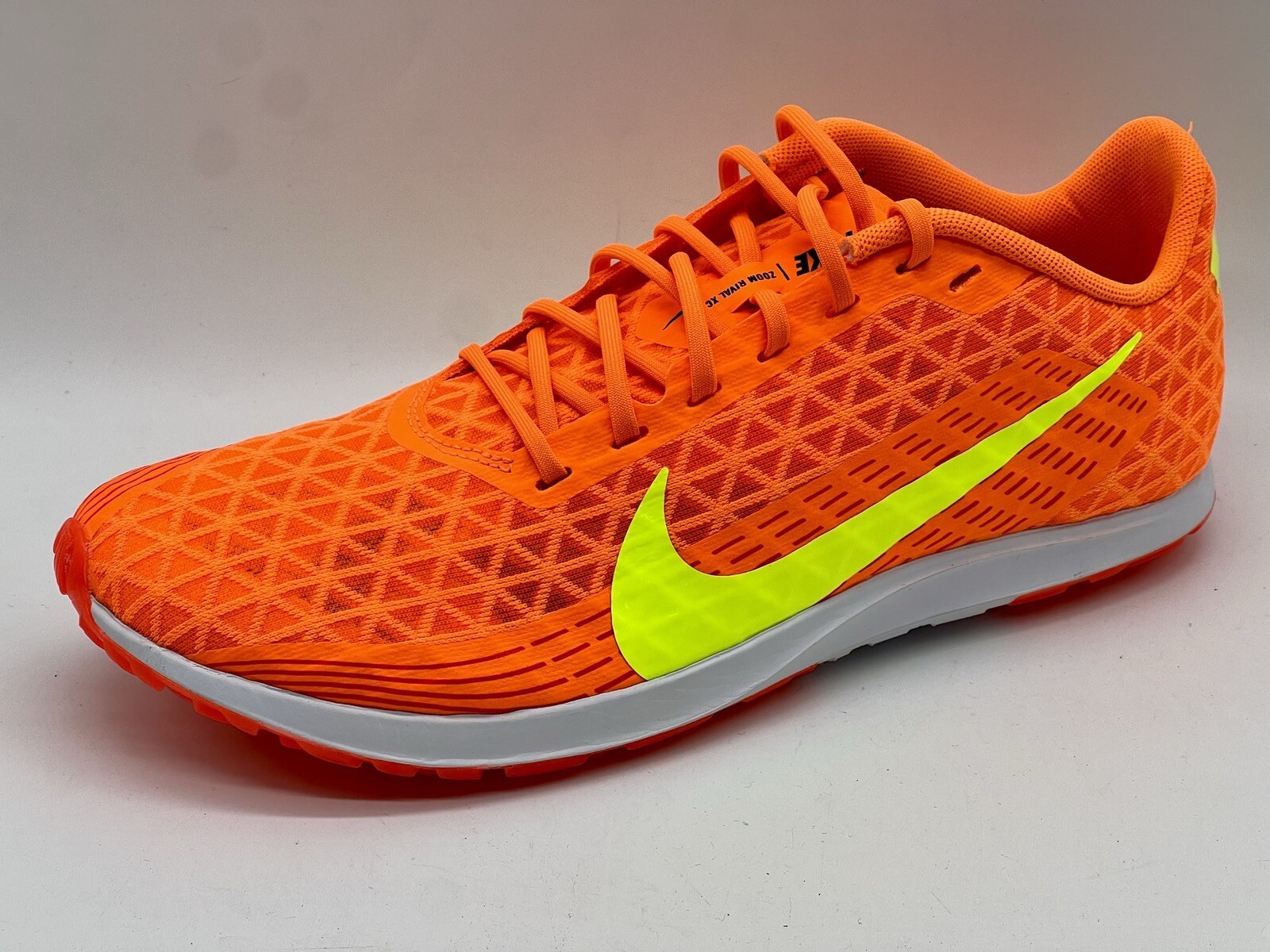 Nike Rival XC5 Cross Country Spikes, CZ1795801, Orange Volt White, Men