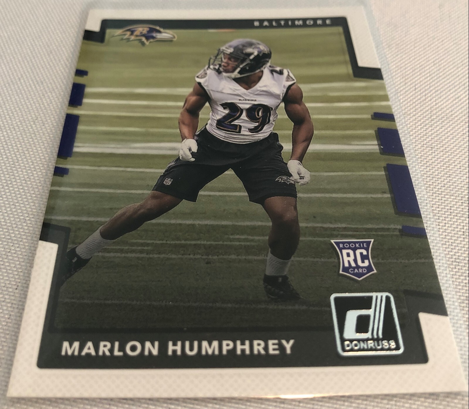 2017 Panini Donruss Football Marlon Humphrey Baltimore Ravens Rookie #378