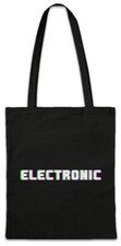 Electronic Glitch borsa in tessuto borsa per la spesa sintetizzatore audio LFO Electro DJ MC