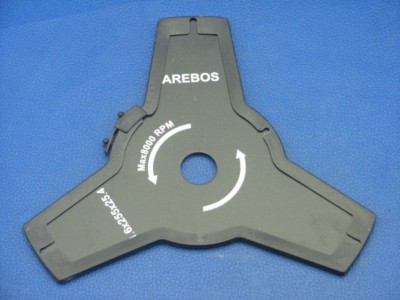 3 Zahn Messer aus Arebos AR-HE-MW52C Multifunktionsschneider 4in1 Motorsense 