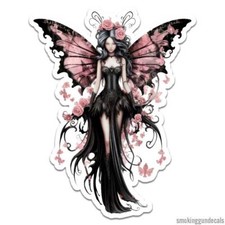 Fairy Butterfly Wings, Vinyl Decal Sticker, Indoor Outdoor, 3 Sizes, 12087
