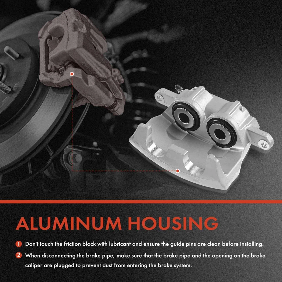 2x Pinza de freno de disco delantera derecha y derecha sin soporte para Dodge M300 M350 R300 RM300 Foto 2 de 4