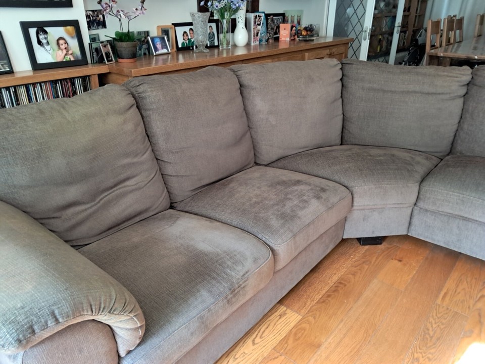 sofa used corner grey eBay