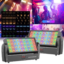36LED Stage Wall Wash Light DMX RGBW 4 in 1 Strobe Beam Horse Racing Disco Light