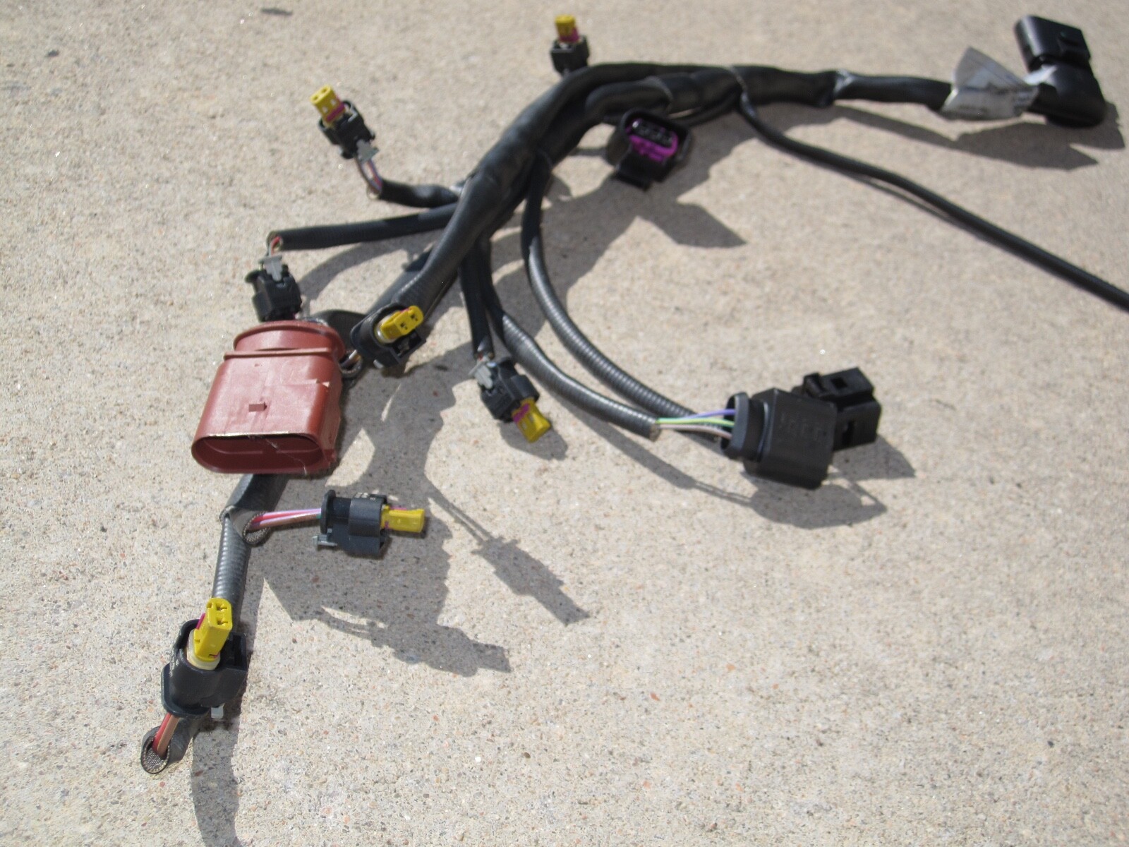 LAMBORGHINI HURACAN 5.2 V10 High Pressure Fuel Injector Left Harness Audi R8 