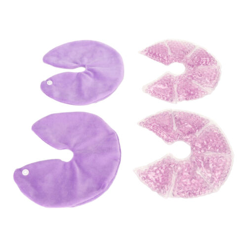 1 Pair Breast Therapy Gel Pads Reusable Hot Cold Reduce Pain Postpartum Reco SPG - Bild 1 von 12