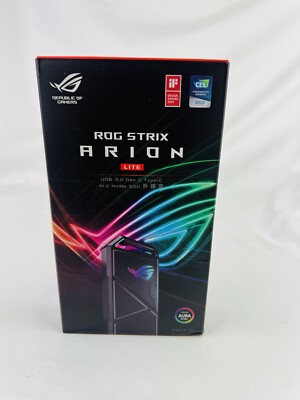 ASUS ROG STRIX Arion Lite M.2 NVMe SSD 2230/2242/2260/2280 Drive Enclosure USB-C