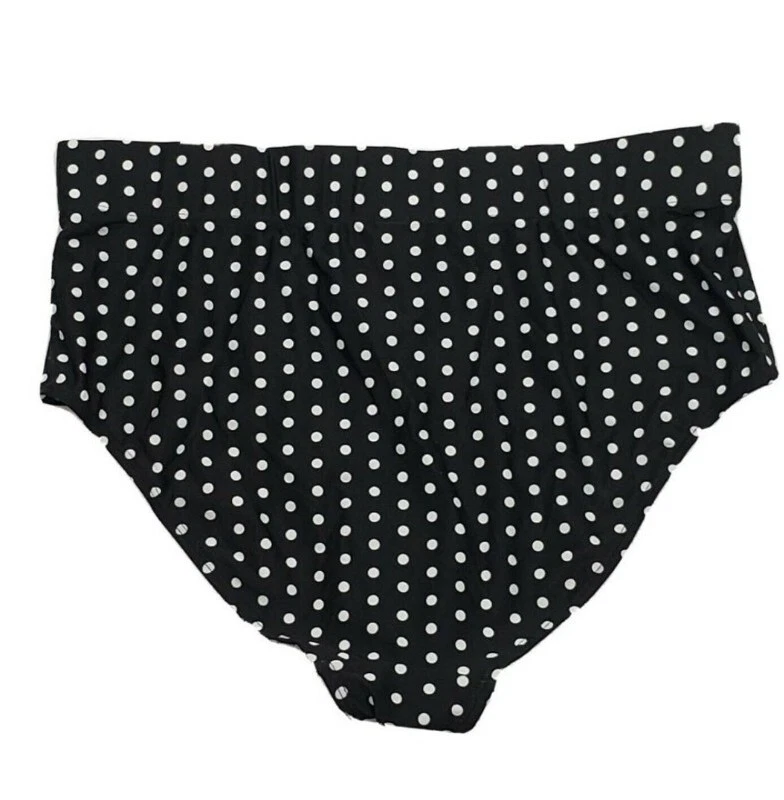 Parte inferior de bikini Bongo Junior natación cintura alta talla 0X nueva con etiquetas Foto 2 de 4