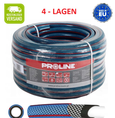 Gartenschlauch 4 lagig Wasserschlauch 1/2'' 3/4'' Zoll 20m 30m 50m