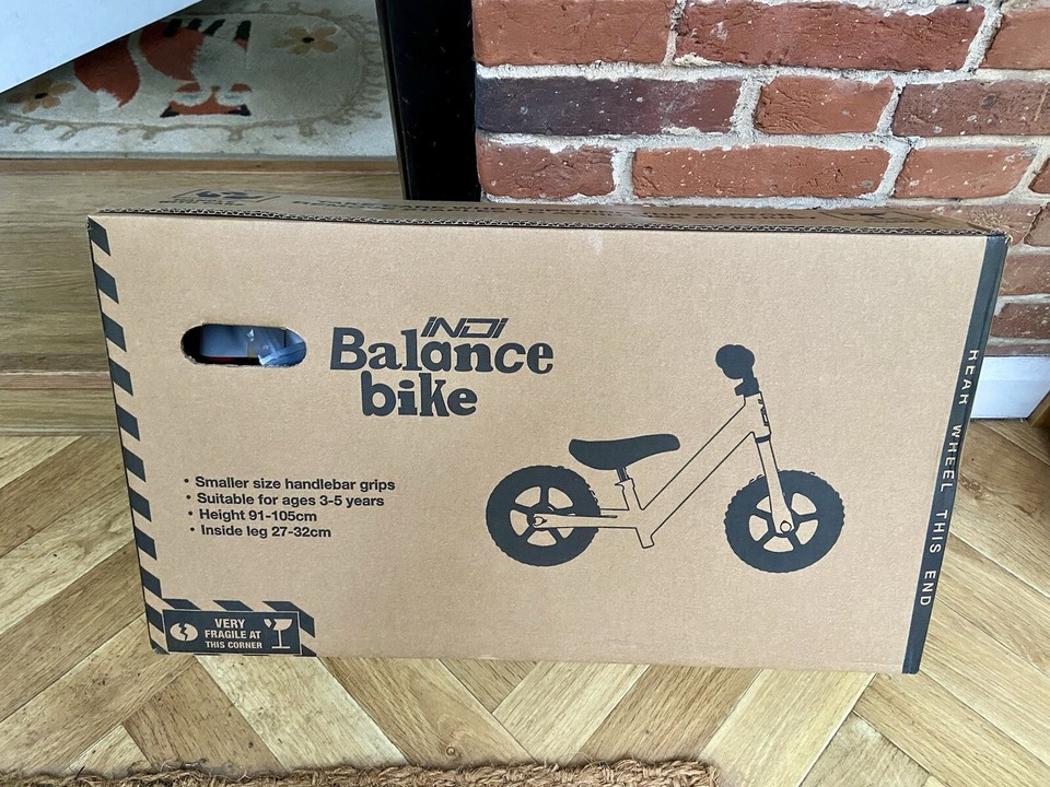 Indi Balance Bike Red Age 3 5 Brand new in box eBay