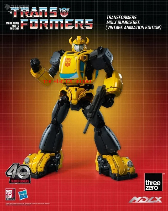 Threezero 3a Mdlx Autobot Bumblebee Vintage Animation Ver. Action