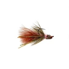 (2) Tactical Sick B/L Monkey Olive #6 Streamer Fly by Fulling Mill FREE SHIPPING