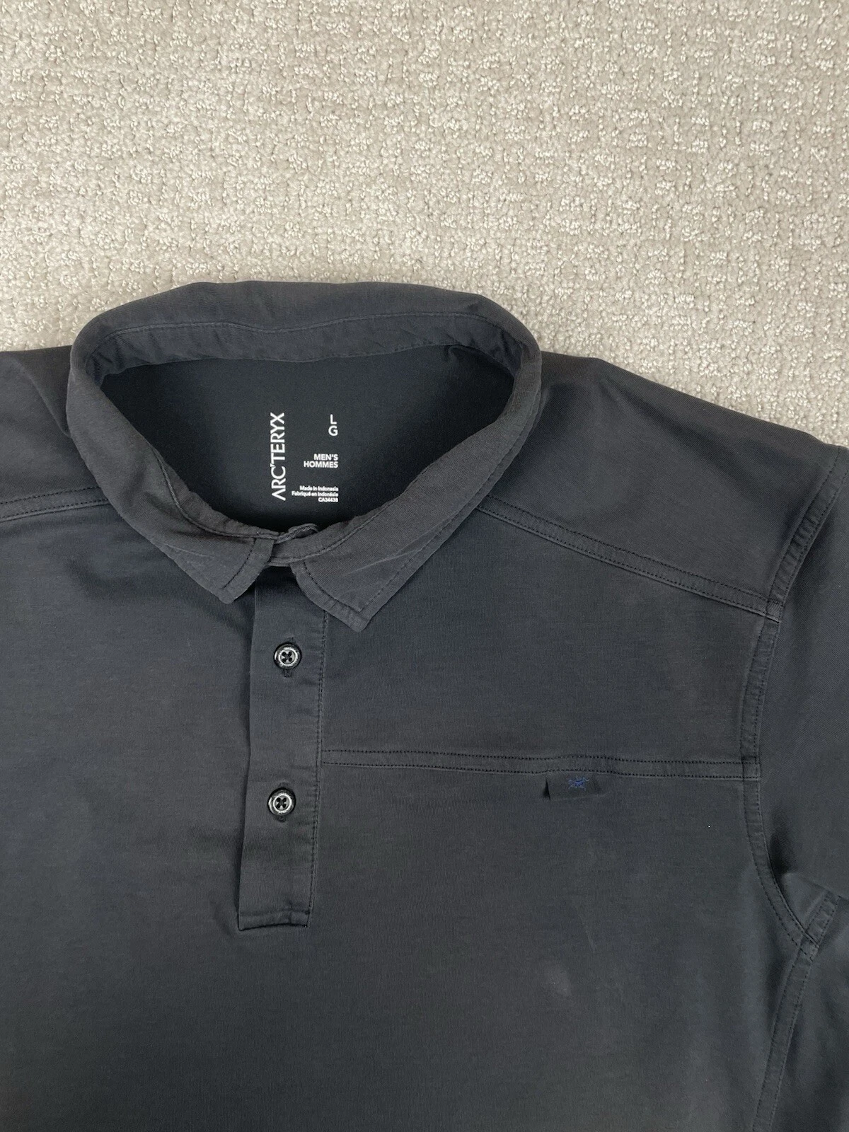 arcteryx captive polo performance stretch short sleeve shirt