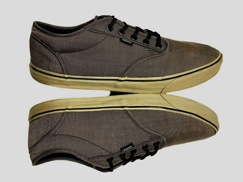 Gray Canvas Lace Up Sneakers Shoes 