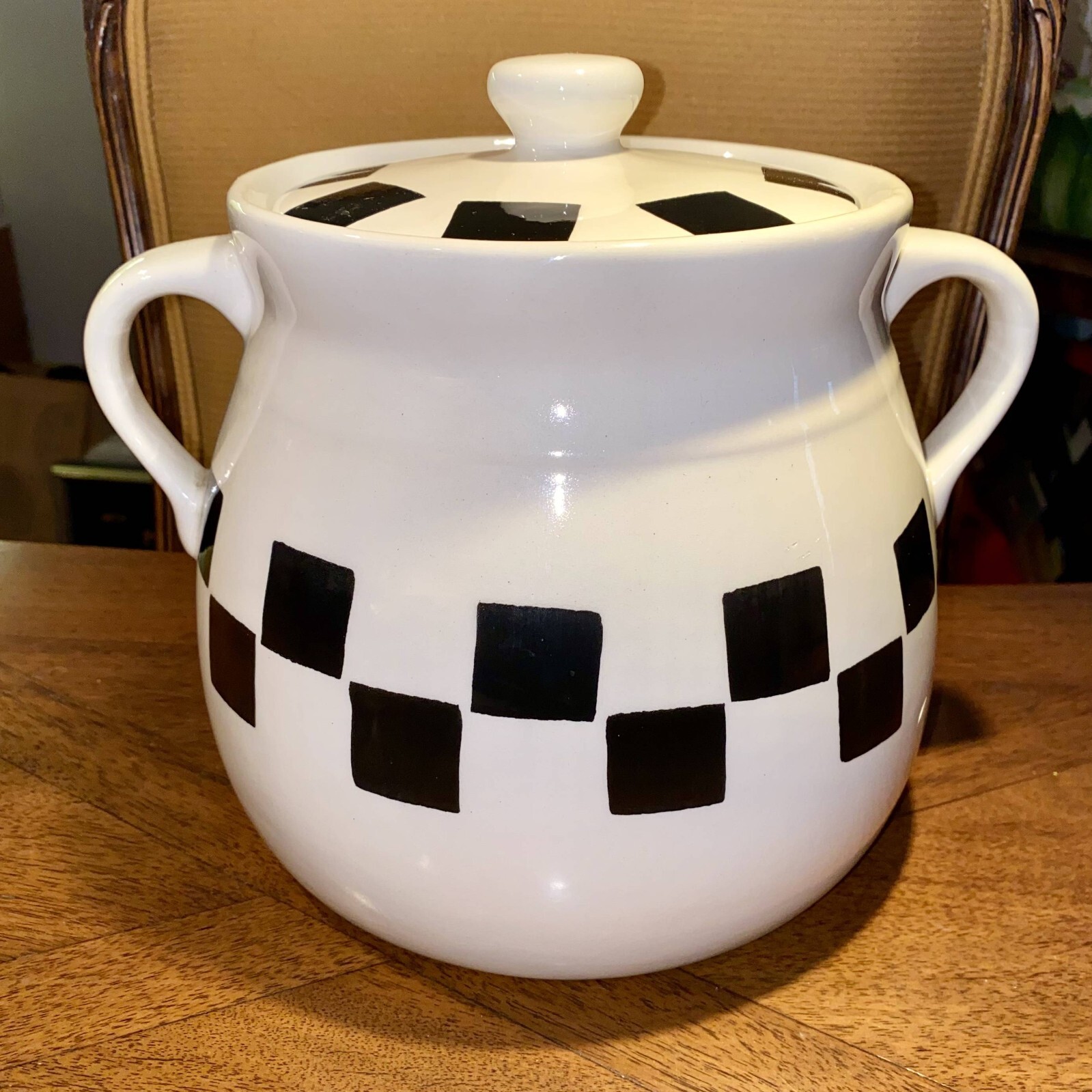 Vtg Laurie Gates Los Angeles Pottery 8” Rooster Farmhouse Teapot