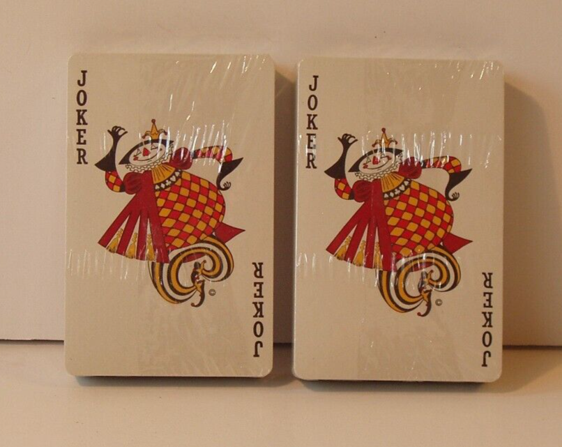Rare Vintage Oldsmobile Double Set of Playing Cards in Original Plastic ...