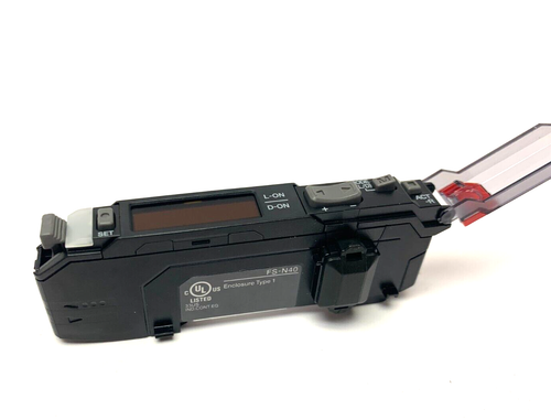 Keyence FS-N40*** Digital Fiber Optic Sensor Zero Line Expansion Unit 10-30VDC - Picture 9 of 12
