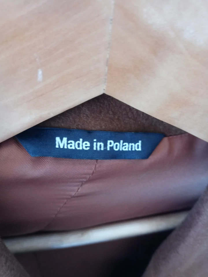 Abrigo Abrigo Faconnable Para Hombre 100% Cachemira Forrado Cupro Talla 52 L Largo Marrón Foto 4 de 4