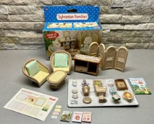 Sylvanian Families Conservatory Living Room Set Furniture Accessories Excellent
