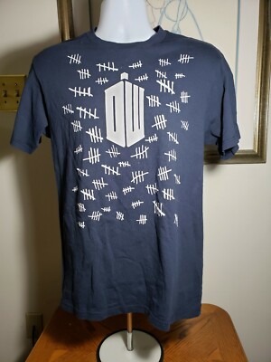Ripple Junction Doctor Dr. Who Navy Blue SS Tshirt Tee Medium M Silence Tally