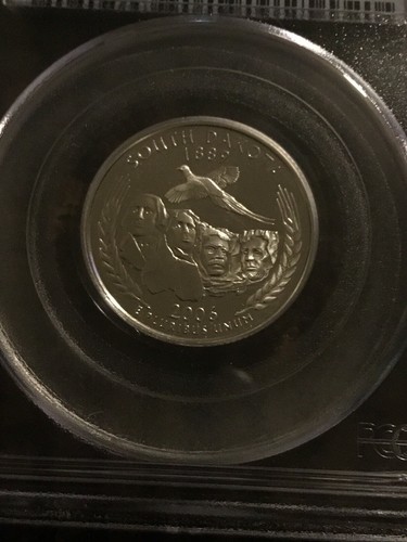 2006-S SILVER South Dakota State Quarter - PCGS PR68DCAM 25 Cent Coin - Picture 2 of 4