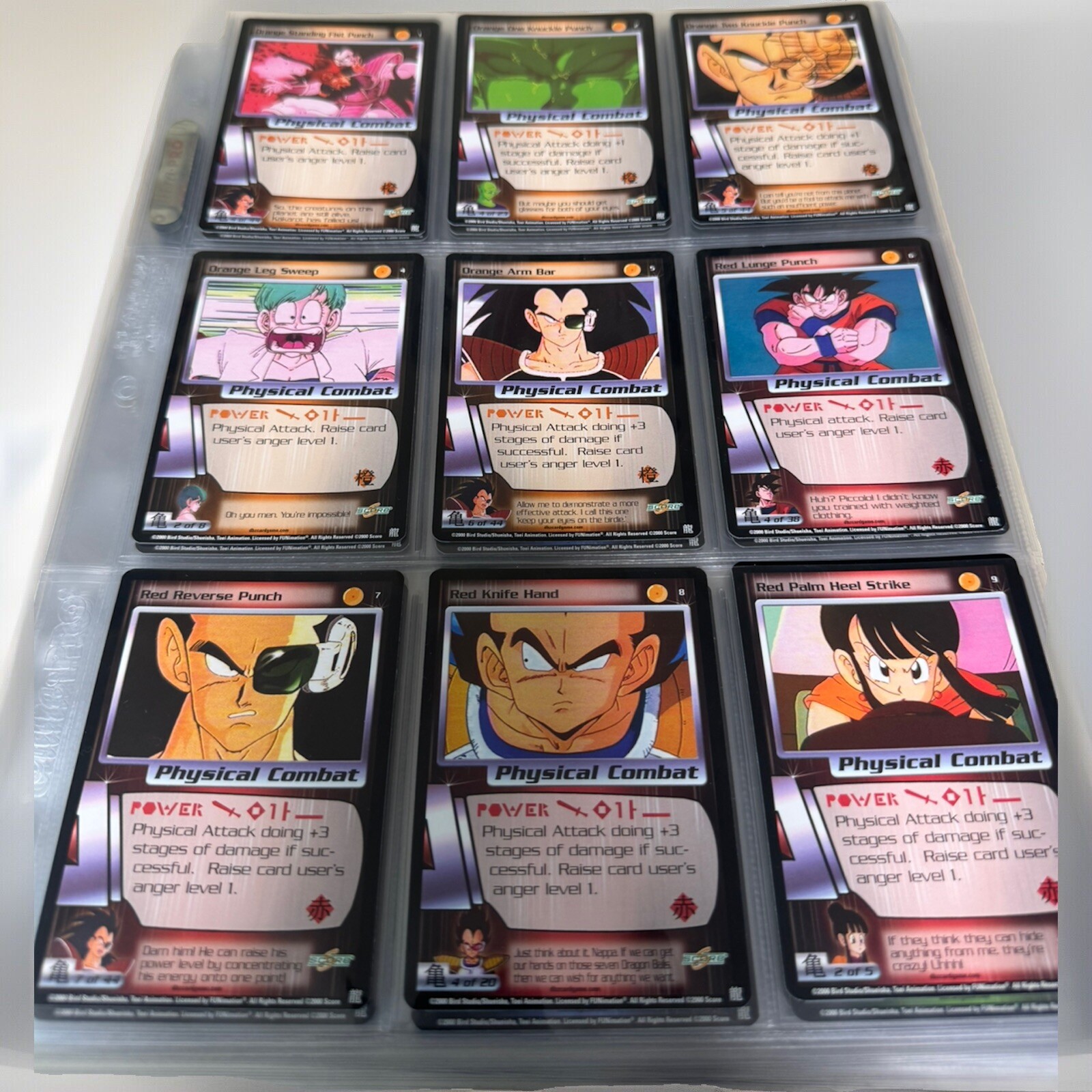 Dragon Ball Z Cards Collection. Saiyan Saga. Near Complete. NM-MINT