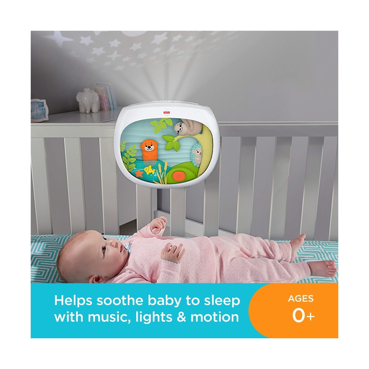 Fisher-Price Baby Sound Machine Settle & Sleep Projection Soother