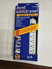 3Prong 6 Outlet Power Strip 12FT Extension Cord Heavy Duty 14AWG "NEW"