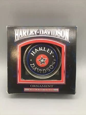 1999 CAVANAGH HARLEY DAVIDSON GAS CAP CHRISTMAS ORNAMENTS