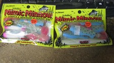 mimic minnow tails, 3 1/2", rainbow trout, 10 ct, free shipping
