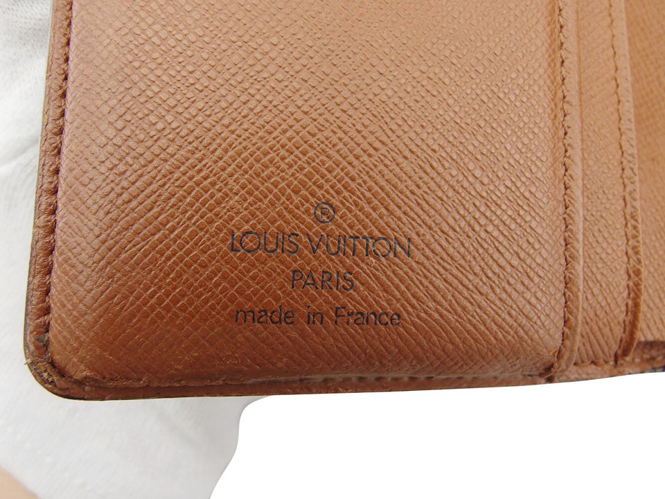 Used Louis Vuitton Clasp Wallet Bifold Women'S Men'S Portomone Vie