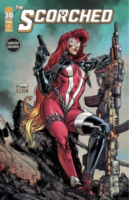 THE SCORCHED #1 GAMESTOP EXCLUSIVE VARIANT NM TODD MCFARLANE SPAWN IMAGE COMICS