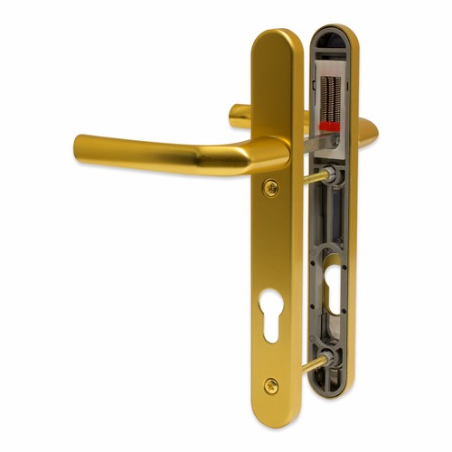 UPVC Door Handle Hoppe Birmingham Sprung 92mm PZ Double Glazing Pair